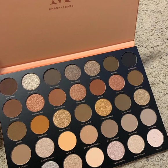 Morphe 35U Gilded Desert Palette in Orange and Gold - Picture 2 of 2